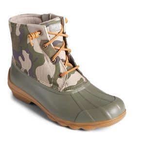 SPERRY TOP-SIDER Syren Gulf Camo Driftwood Duck Toe Boot - NIB - Duplicate